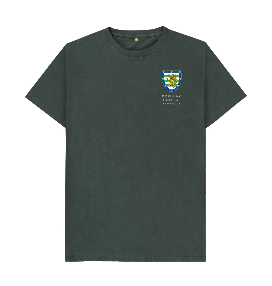 Dark Grey Downing College Crew neck tee - Dark colours