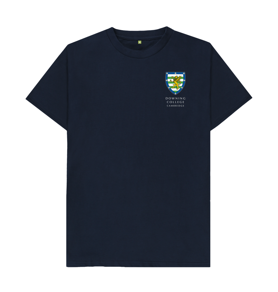 Navy Blue Downing College Crew neck tee - Dark colours