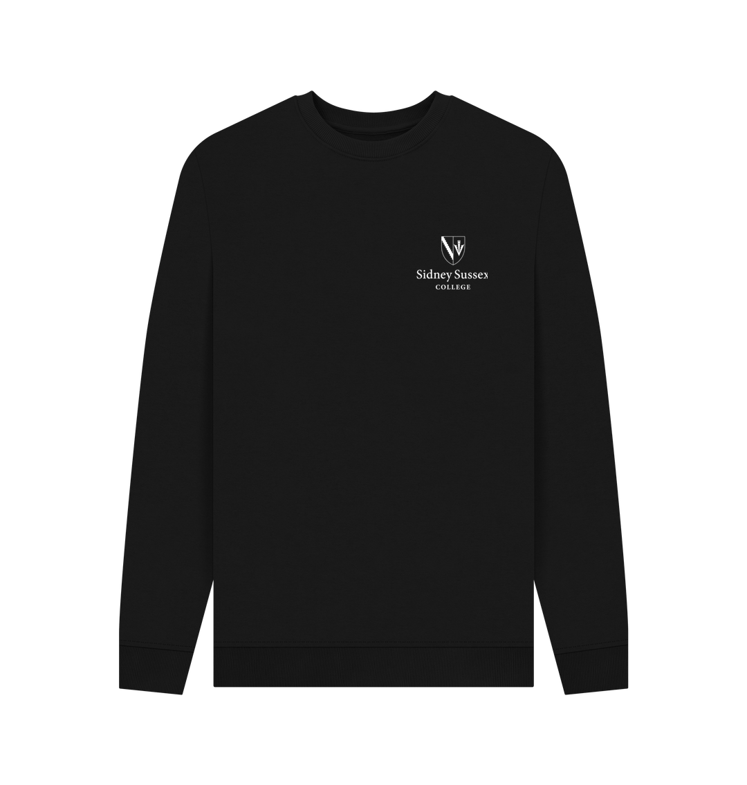 Black Sidney Sussex College Clasic Crew Neck Sweater