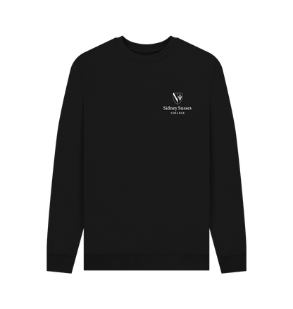 Black Sidney Sussex College Clasic Crew Neck Sweater