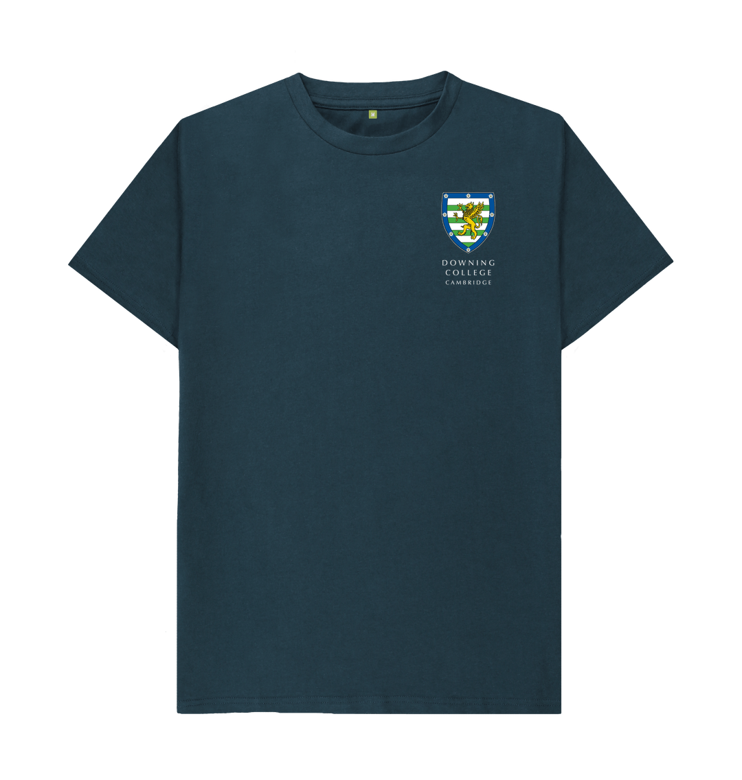 Denim Blue Downing College Crew neck tee - Dark colours