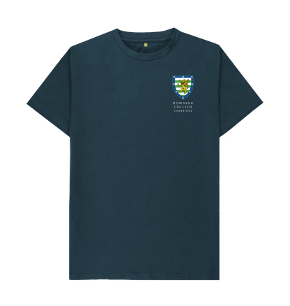 Denim Blue Downing College Crew neck tee - Dark colours