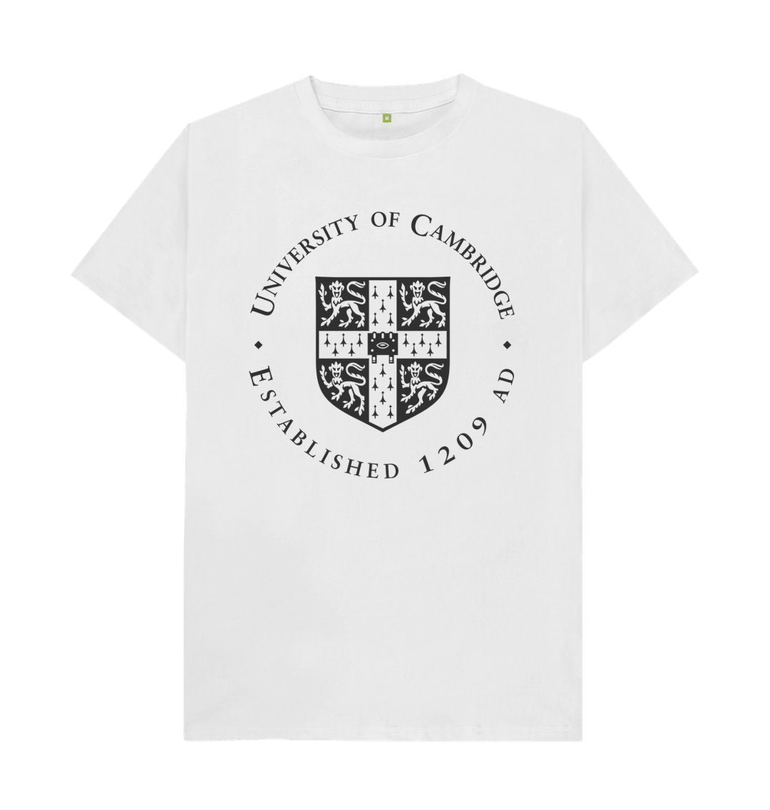 White Men's University of Cambridge Crew Neck Tee