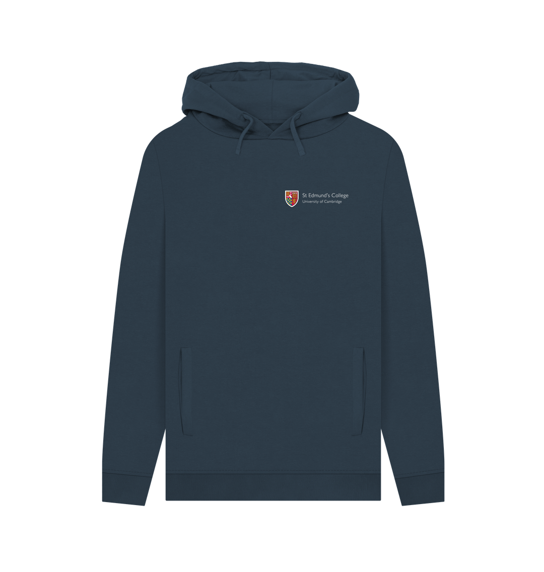Navy Printed Hoody Front