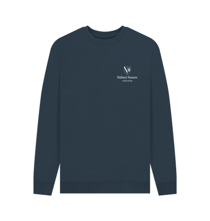 Navy Blue Sidney Sussex College Clasic Crew Neck Sweater