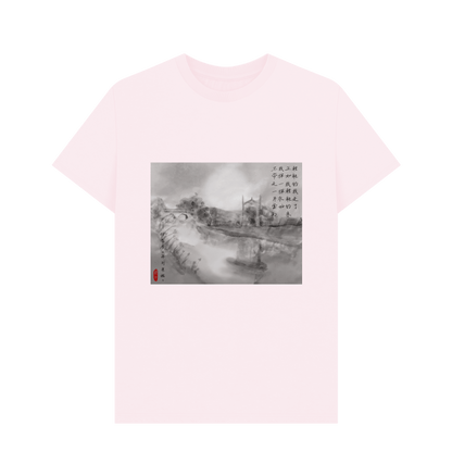 Pink Printed T-shirt Front