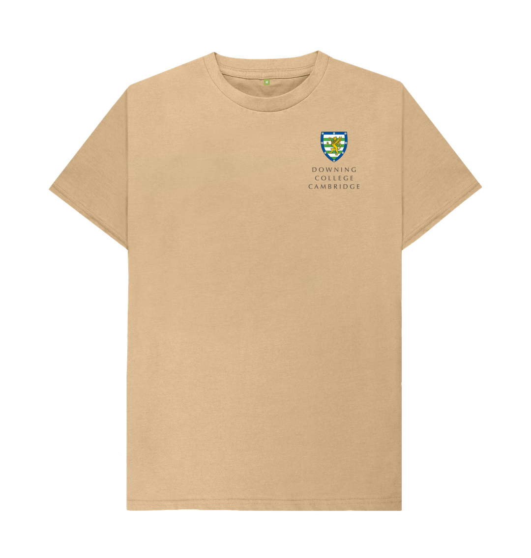 Sand Downing College Crew neck tee - light colours