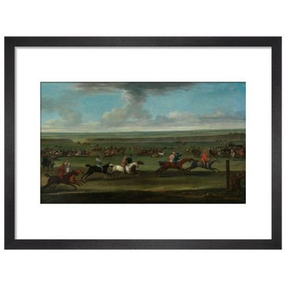 A Race on the Round Course at Newmarket - Art print