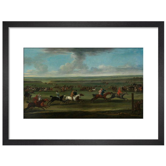 A Race on the Round Course at Newmarket - Art print