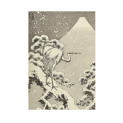 Winter Crane - Christmas card pack