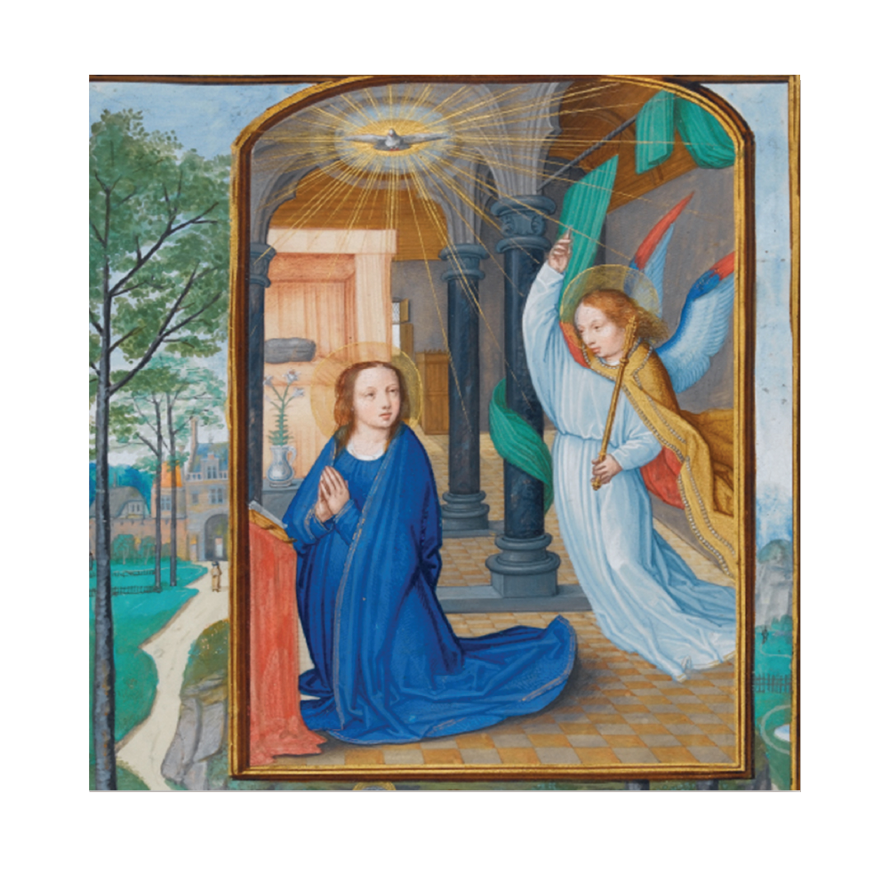 Annunciation from the Brandenburg Hours - Christmas card pack