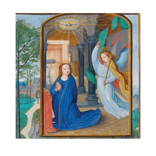 Annunciation from the Brandenburg Hours - Christmas card pack