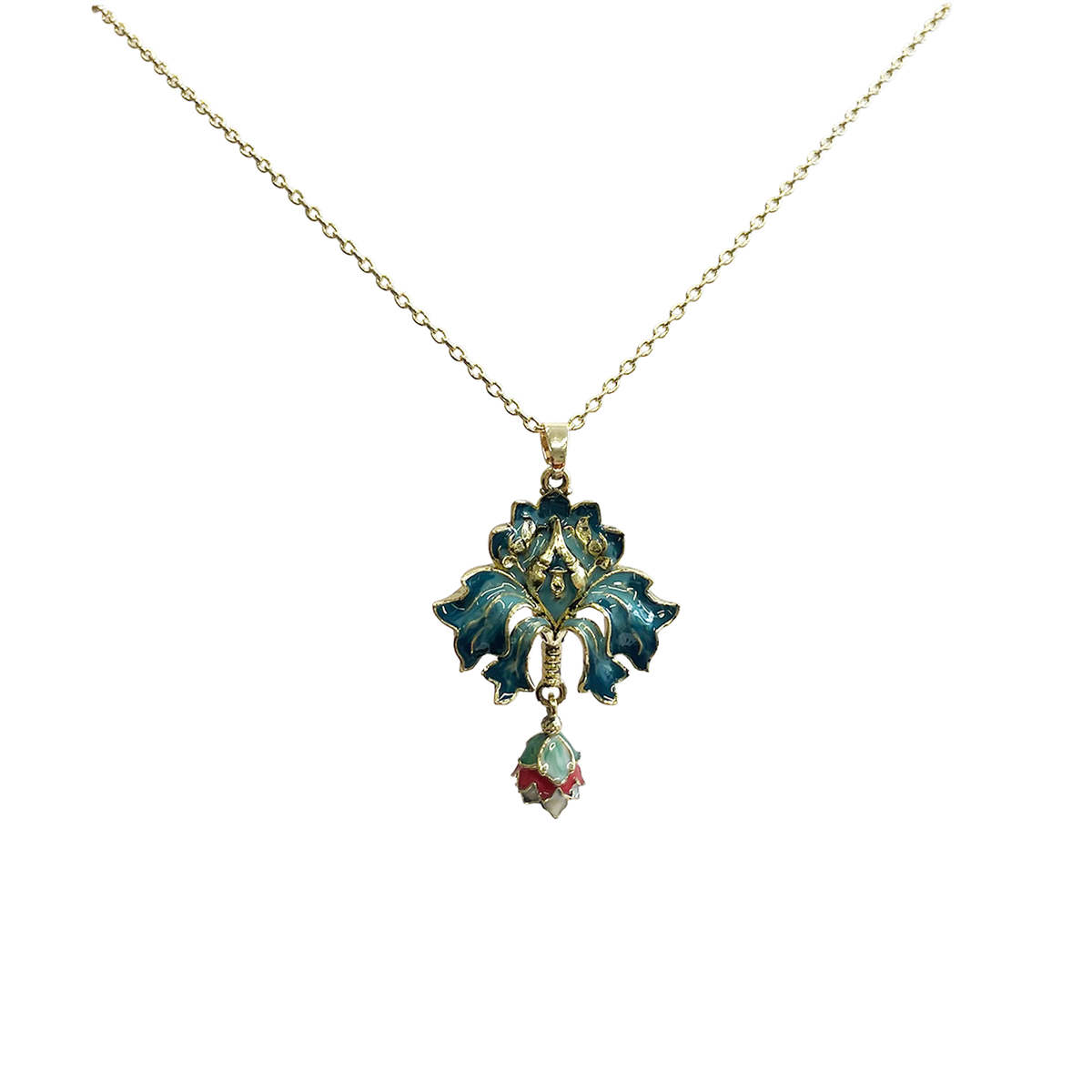 Artichoke Flower - Pendant necklace
