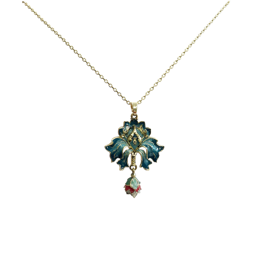 Artichoke Flower - Pendant necklace
