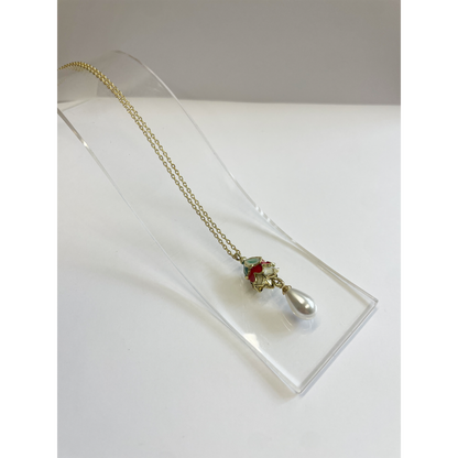 Artichoke - Pearl drop pendant