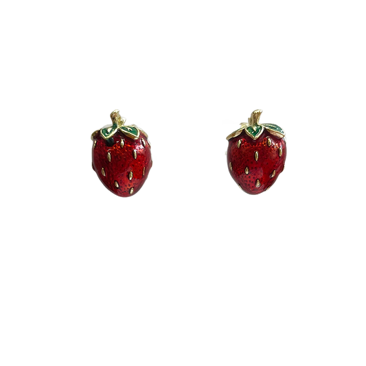Strawberries - Stud earrings