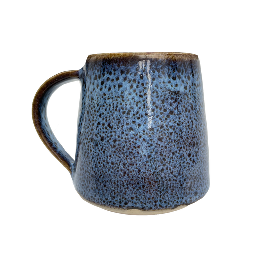 Tenmoku and chun glaze - Ceramic mug