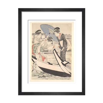 Boating on the Sumida - Art print