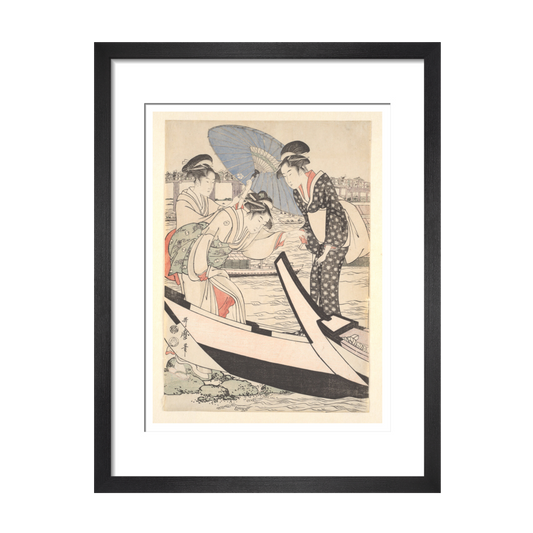 Boating on the Sumida - Art print