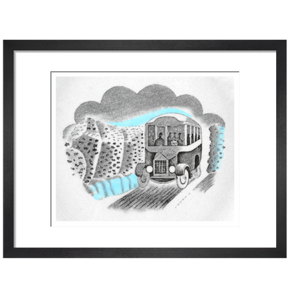 Bus from 'Travel' series - Art print