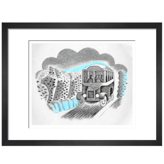 Bus from 'Travel' series - Art print
