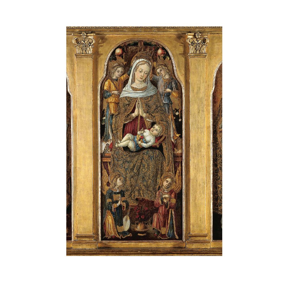 Virgin and Child Enthroned - Christmas card pack