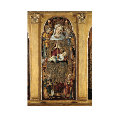 Virgin and Child Enthroned - Christmas card pack