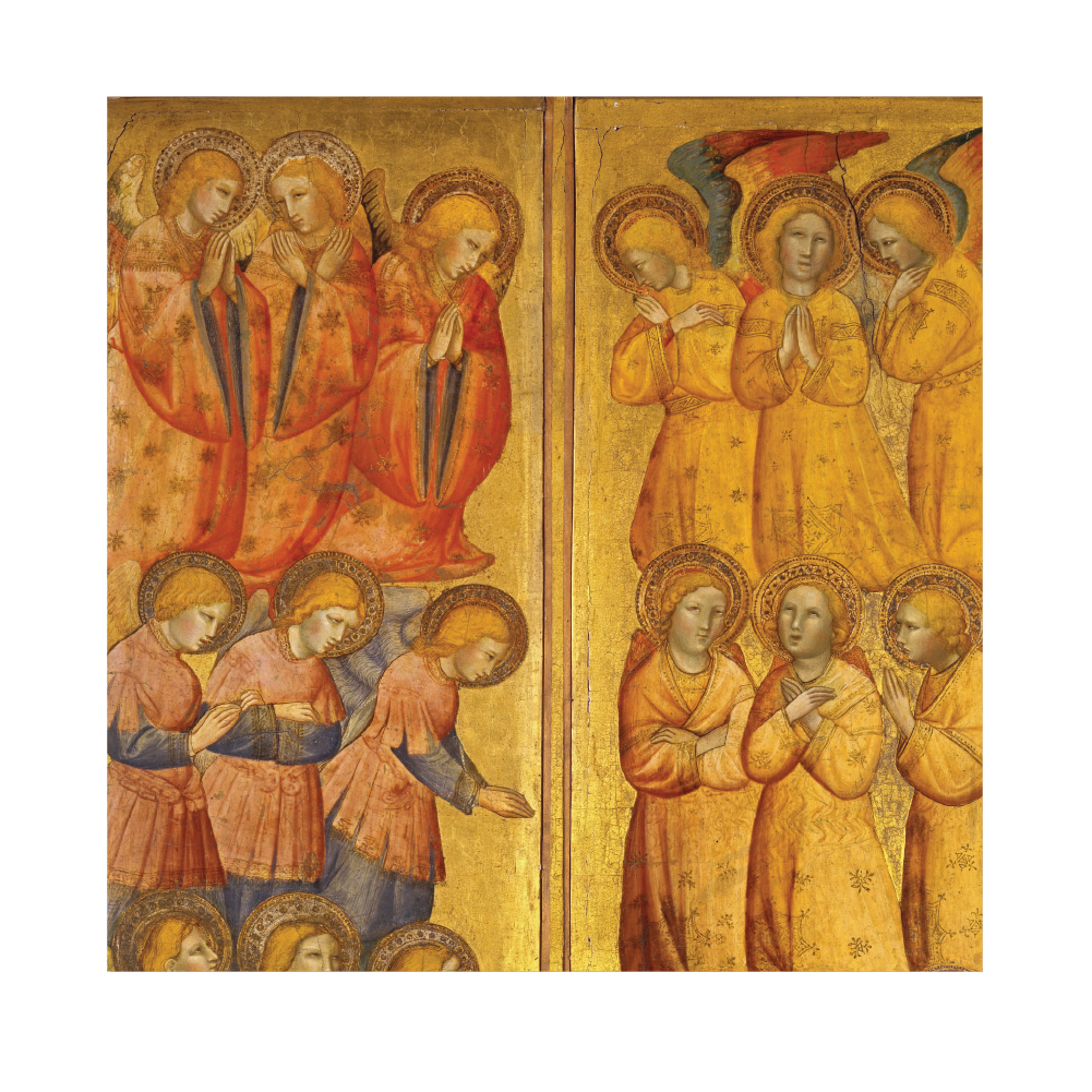 St Peter and St Paul with Angels - Christmas card pack