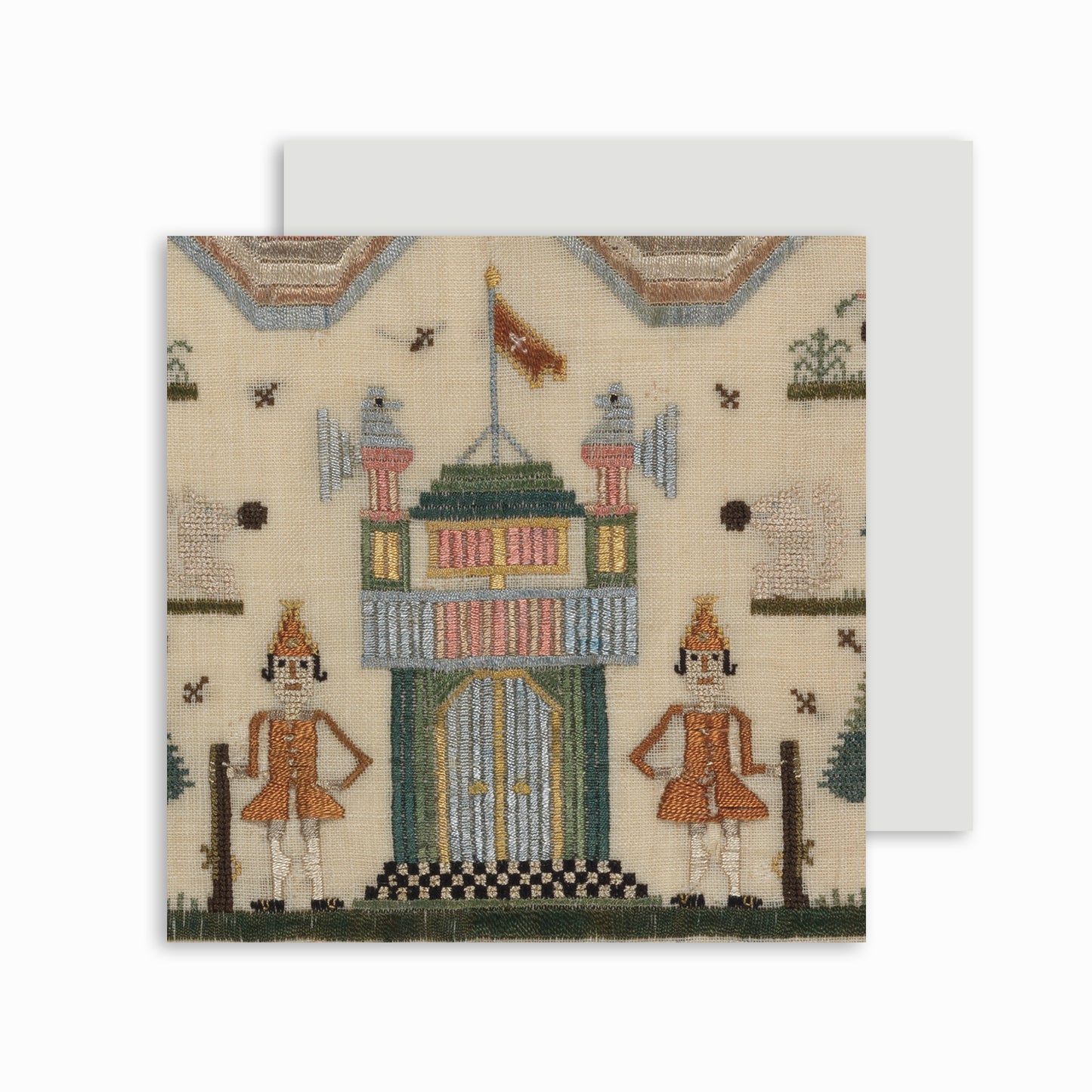 Nutcrackers and Green House - Christmas card pack