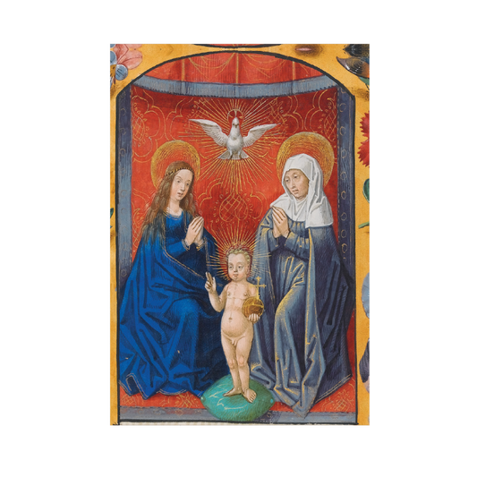 The Virgin and Child with St Anne - Christmas card pack