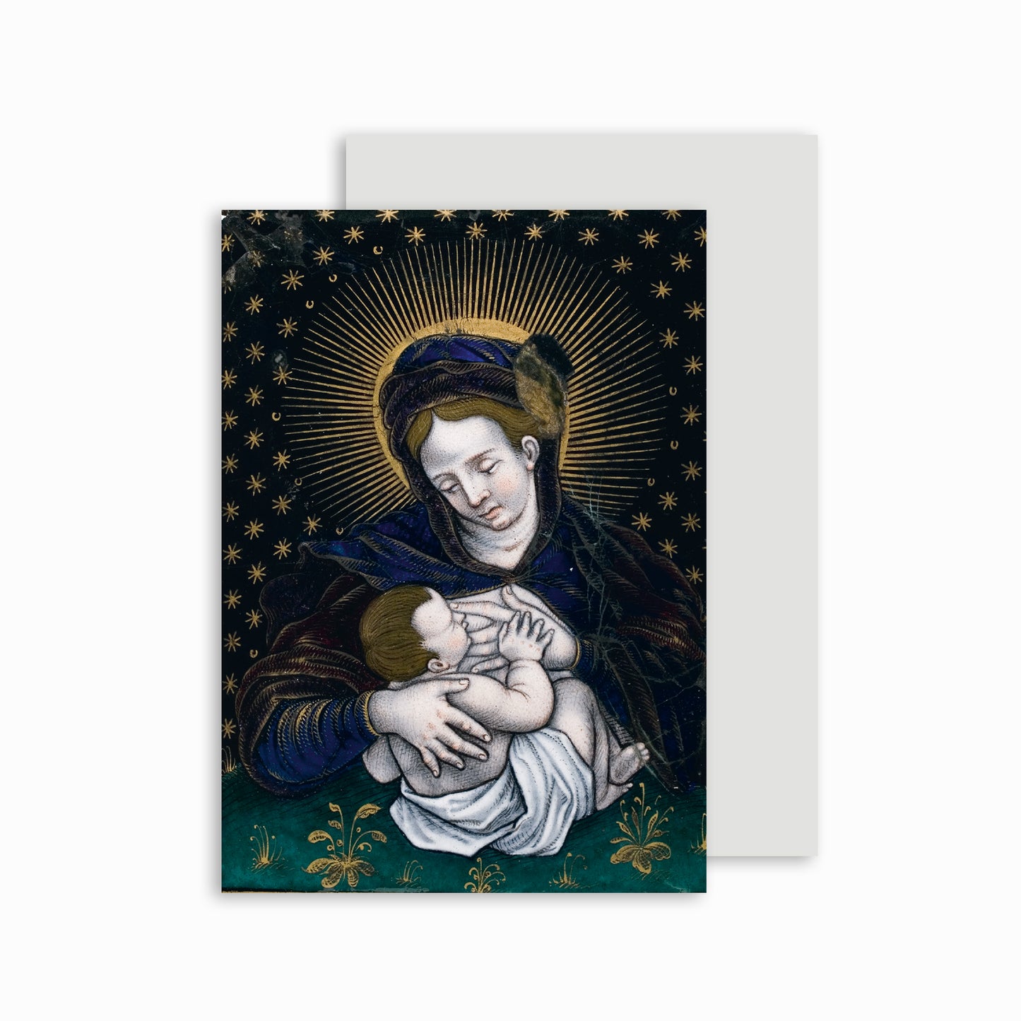 Virgin Nursing the Christ Child - Christmas Card Pack