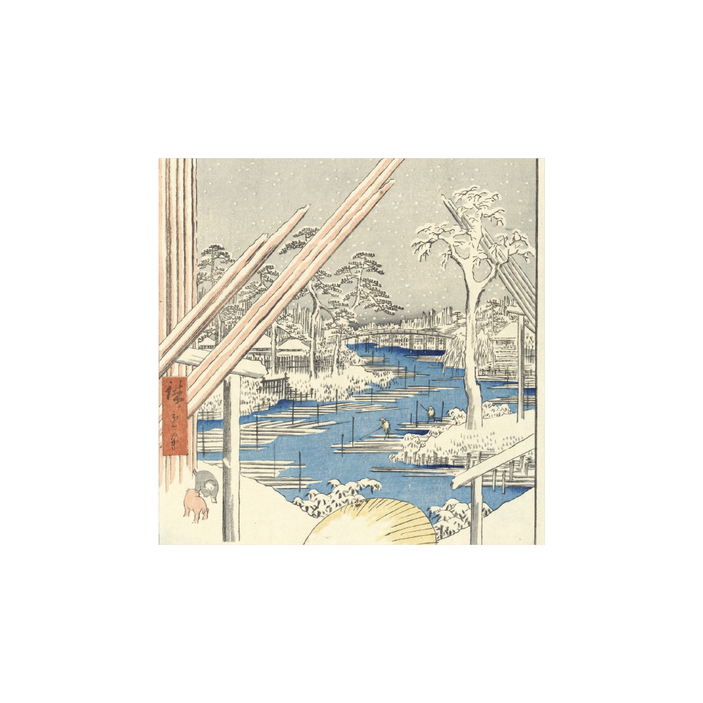 Fukagawa Timber Yards - Christmas card pack