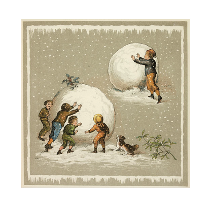 Giant Snowballs - Christmas card pack