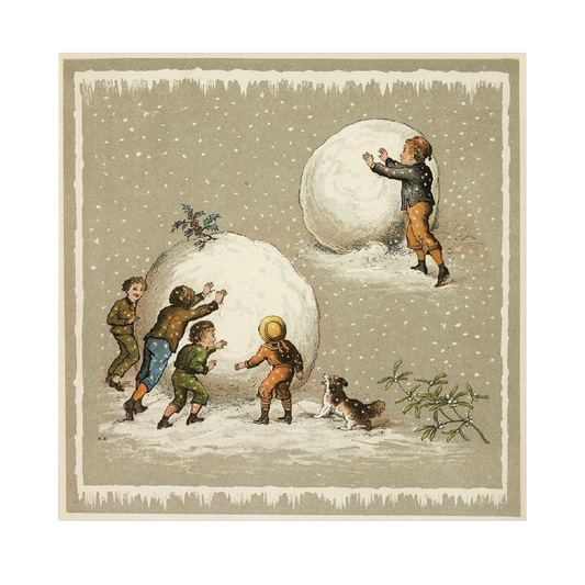 Giant Snowballs - Christmas card pack