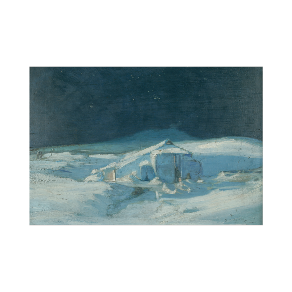 Shackleton’s snow-covered hut - Christmas card pack