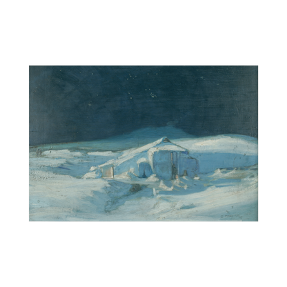 Shackleton’s snow-covered hut - Christmas card pack