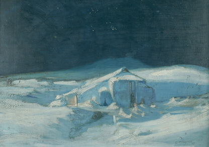 Shackleton’s snow-covered hut - Christmas card pack