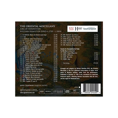 The Oriental Miscellany - CD