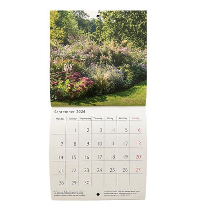 Cambridge University Botanic Garden - Mini calendar 2026