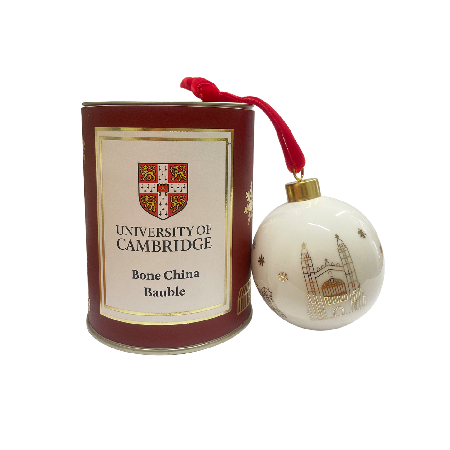 Cambridge University - Cambridge Scenes bone china bauble