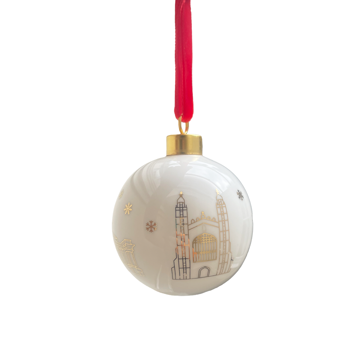 Cambridge University - Cambridge Scenes bone china bauble