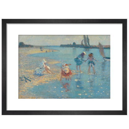 Children Paddling, Walberswick - Art print