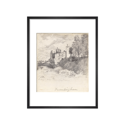 Framlingham Castle from the South West - Art Print