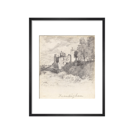 Framlingham Castle from the South West - Art Print