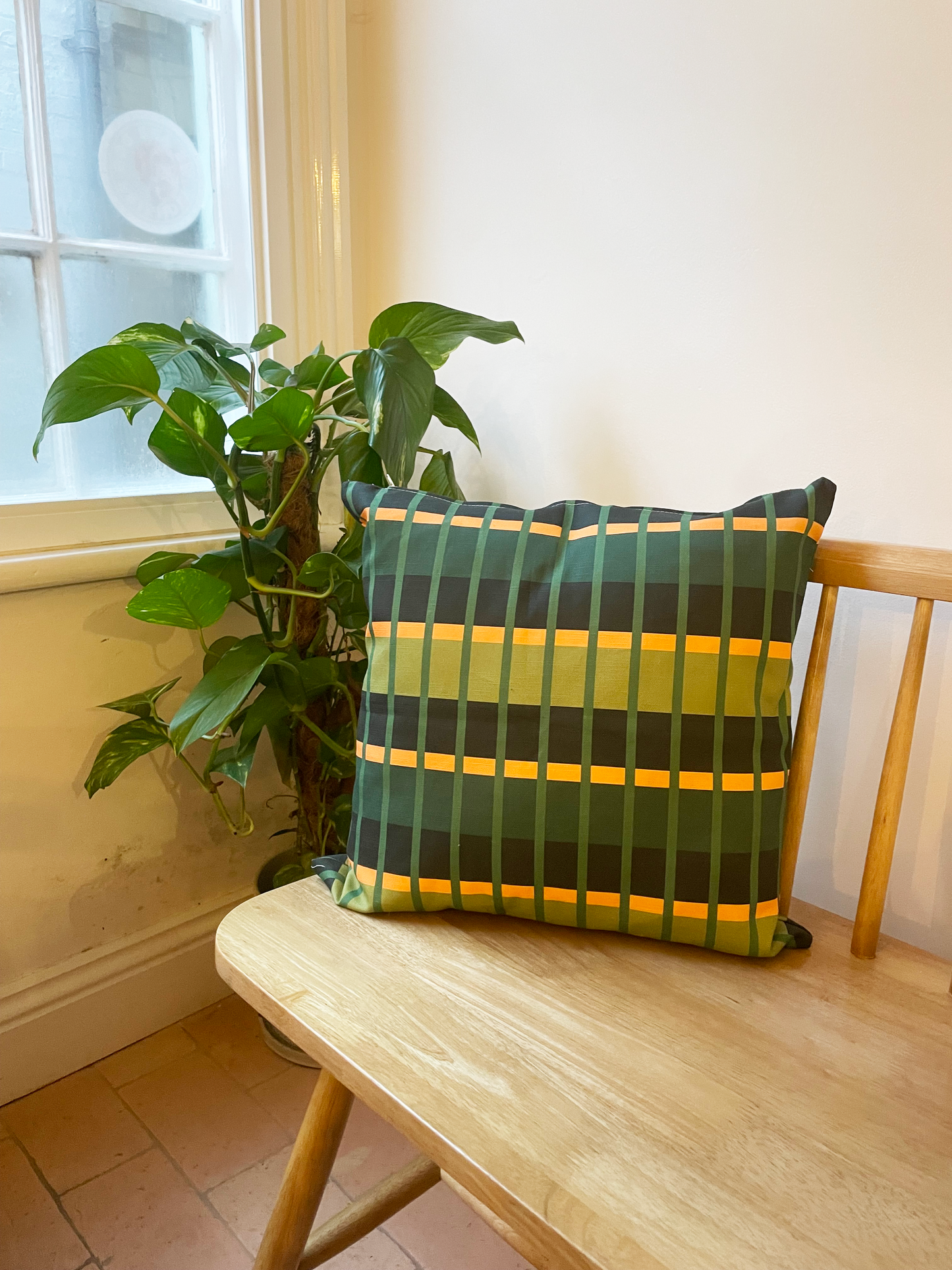 Printed Cushion Cover by Leonie Textiles