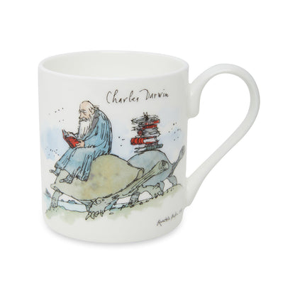 Charles Darwin by Quentin Blake - Fine bone china mug