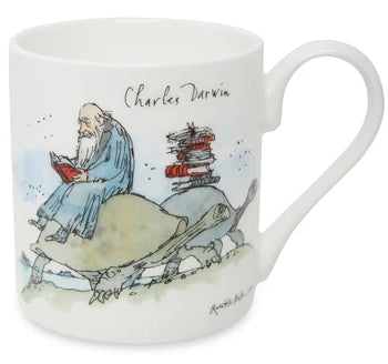 Charles Darwin by Quentin Blake - Fine bone china mug