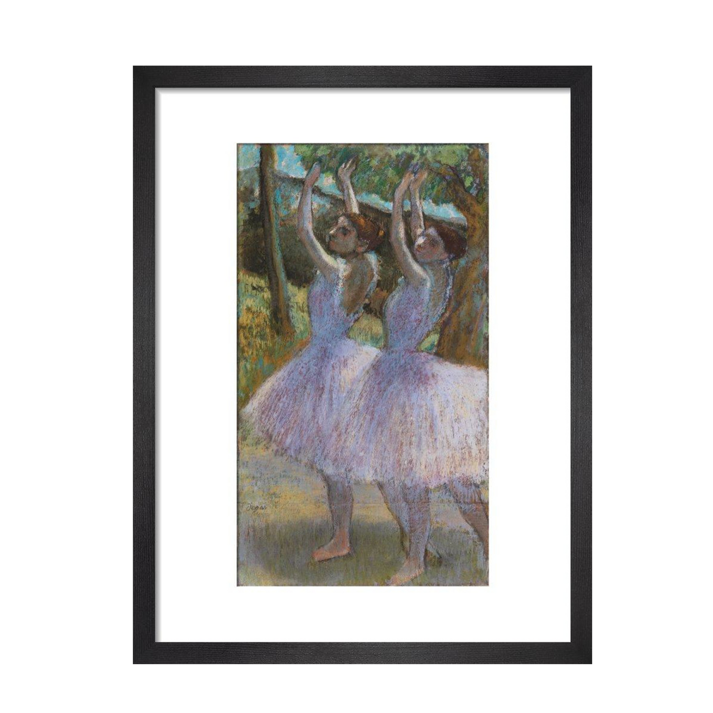 Dancers in Violet Dresses - Art print