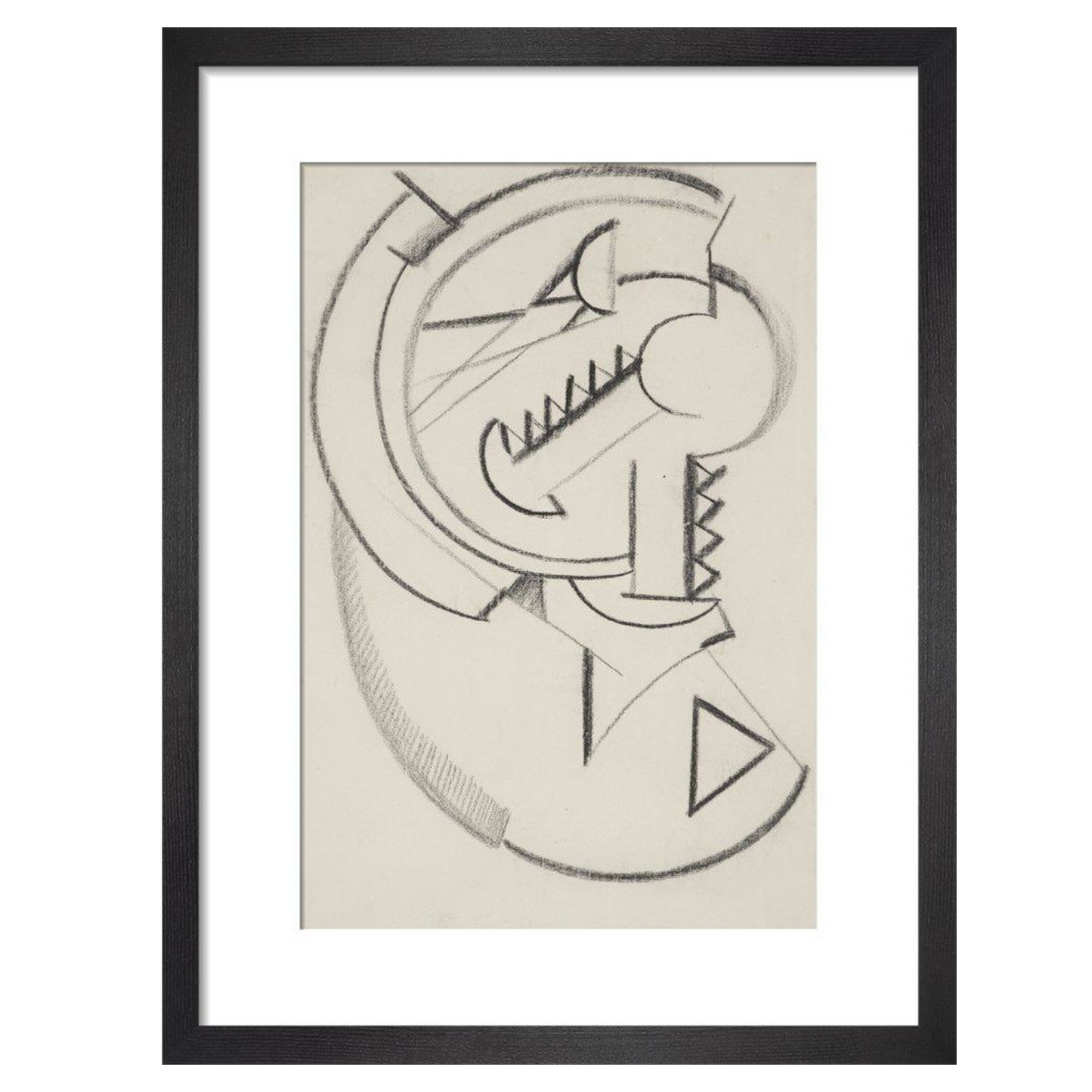 Design for Vorticist Ornament - Art print