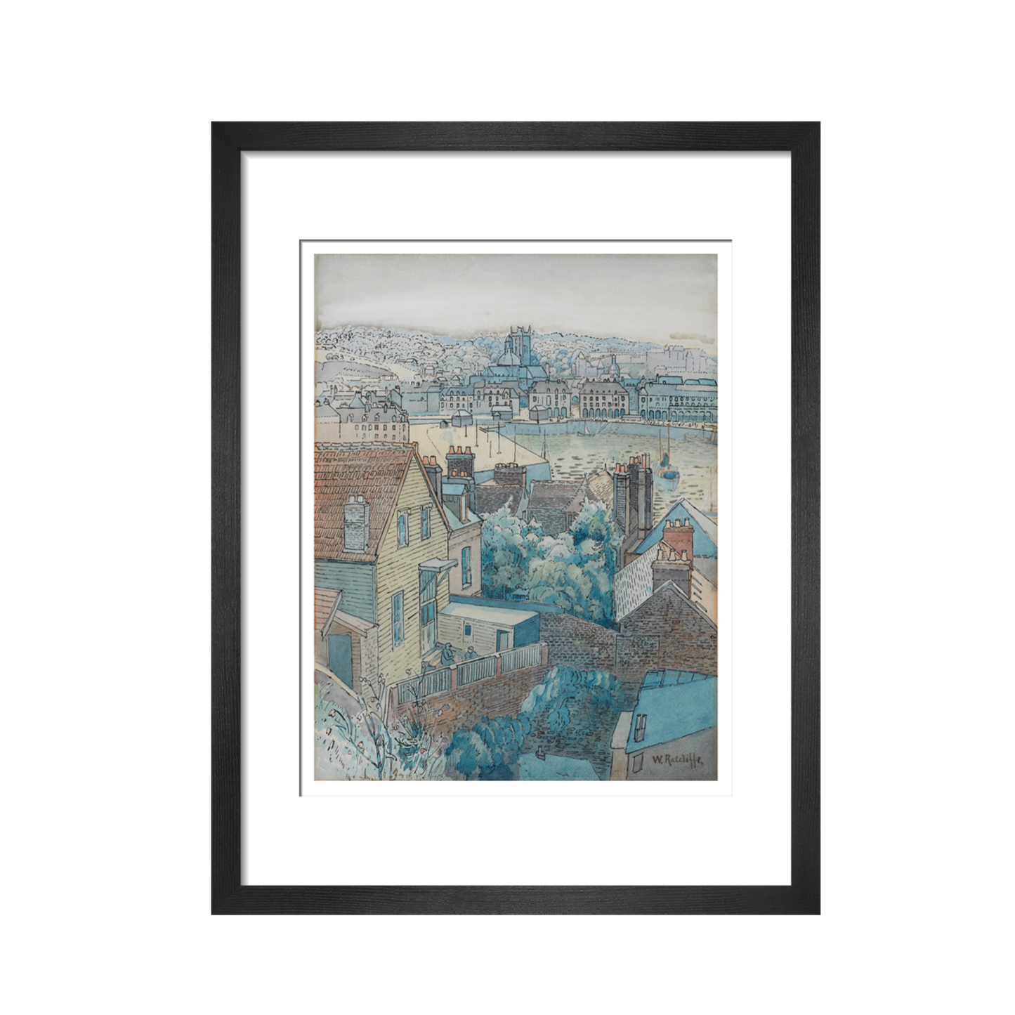 Dieppe Harbour - Art print